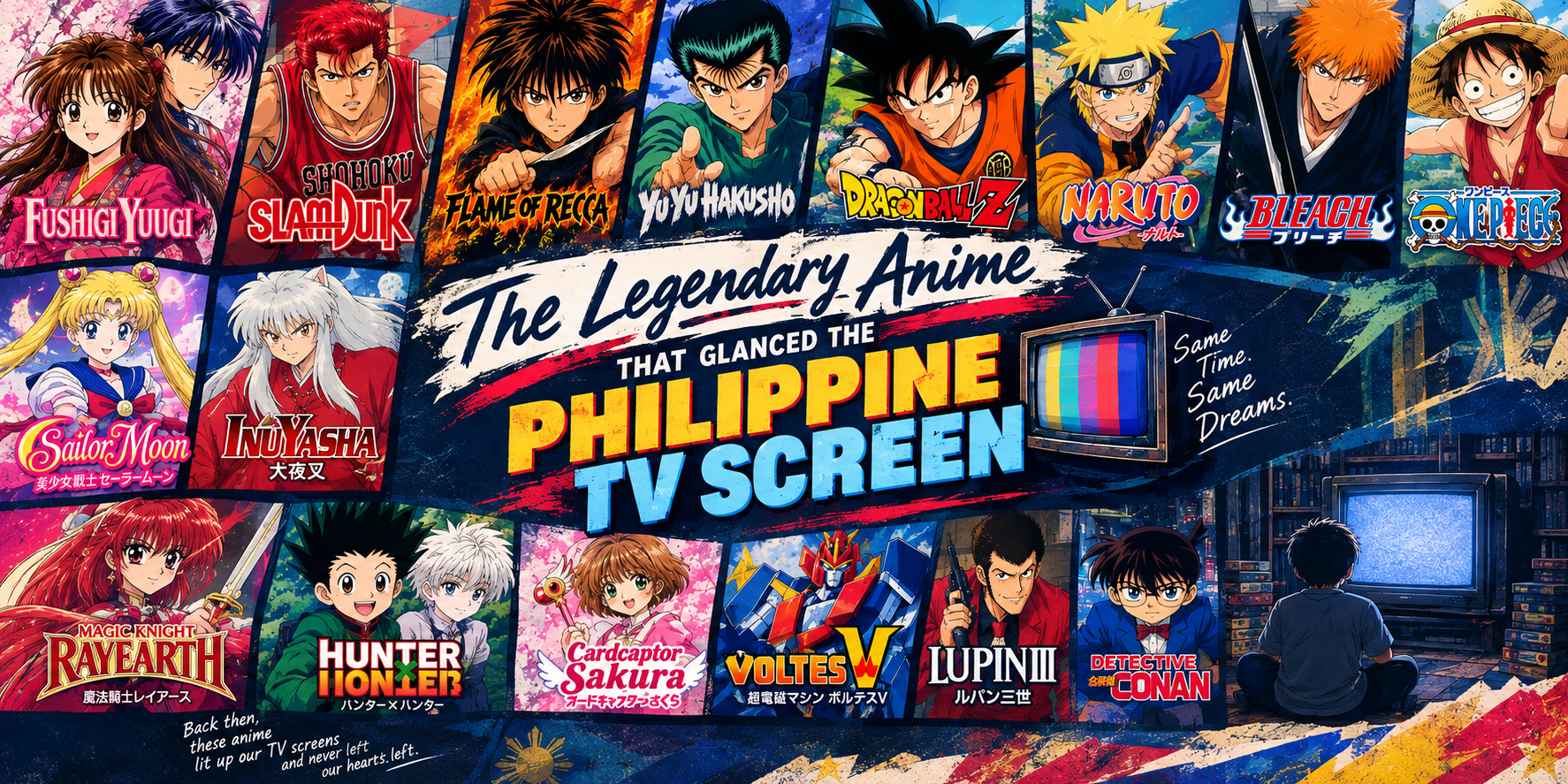 The Legendary Anime TV Nostalgia Poster